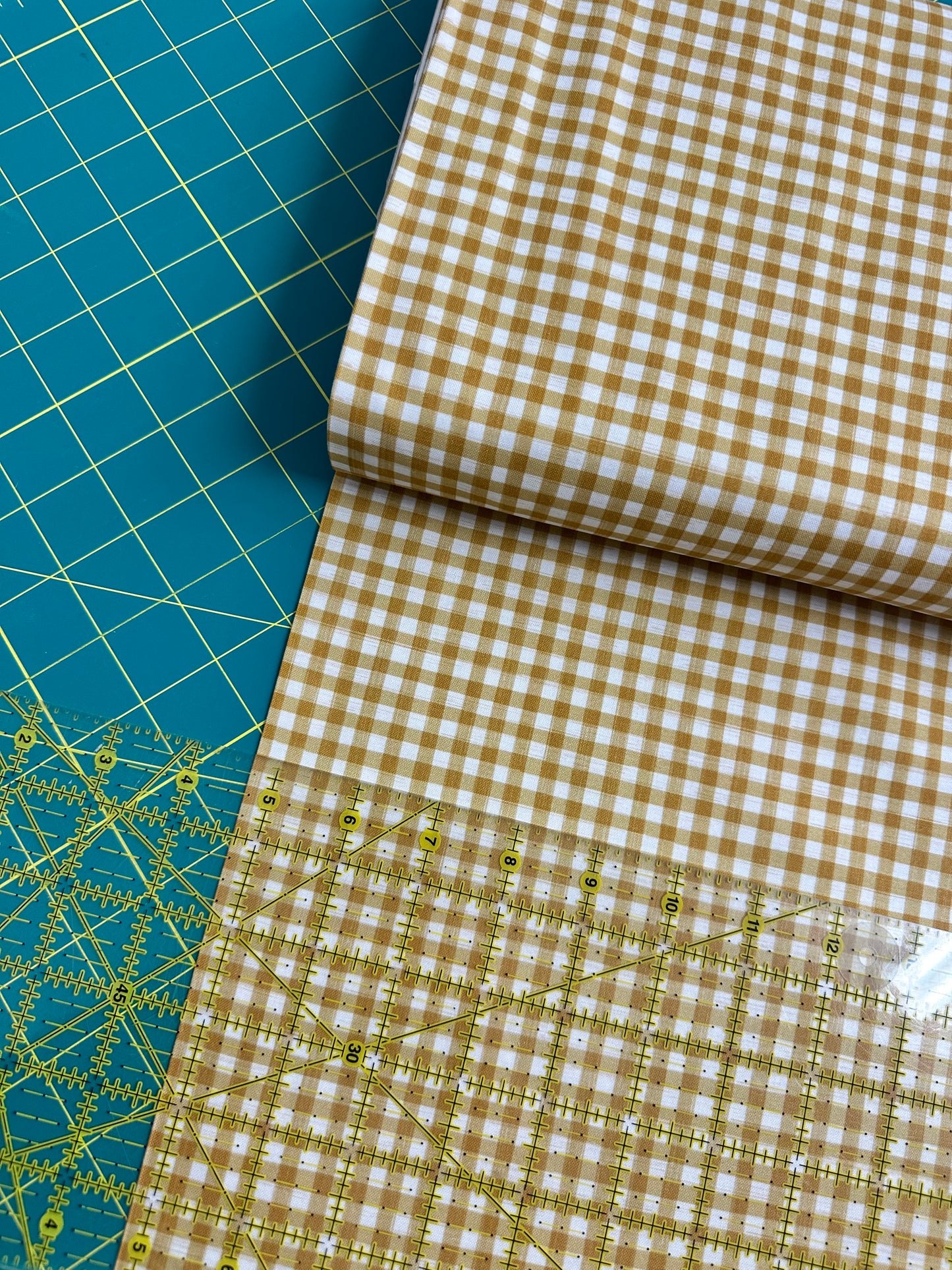 Mustard Gingham