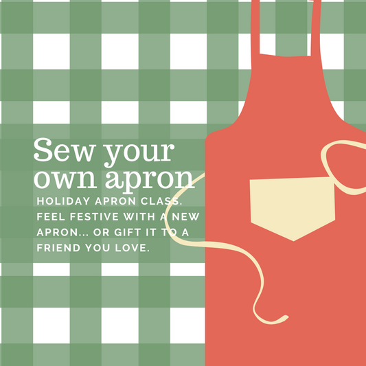 Holiday Apron Class