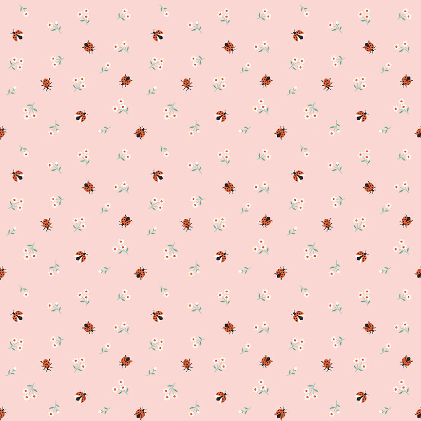 Meadow Moments Ladybugs Pink