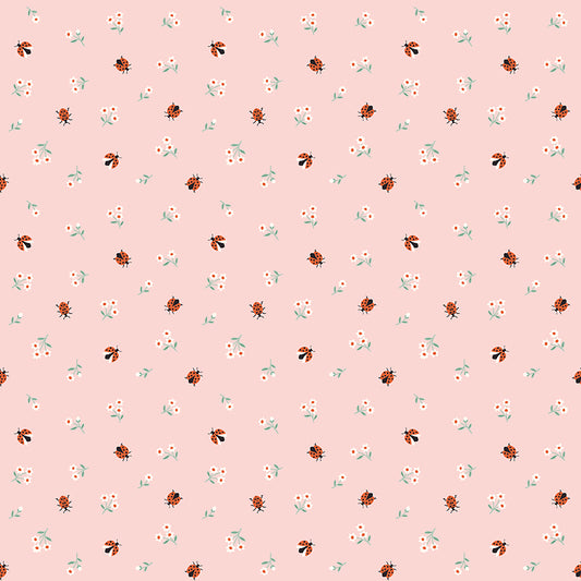 Meadow Moments Ladybugs Pink