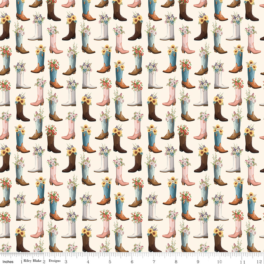Cowgirl Boots Cream