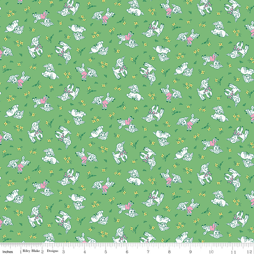Traditional 30's Lambs Green