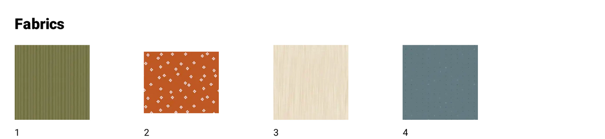 Stargrove Throw Quilt Kit with fabric