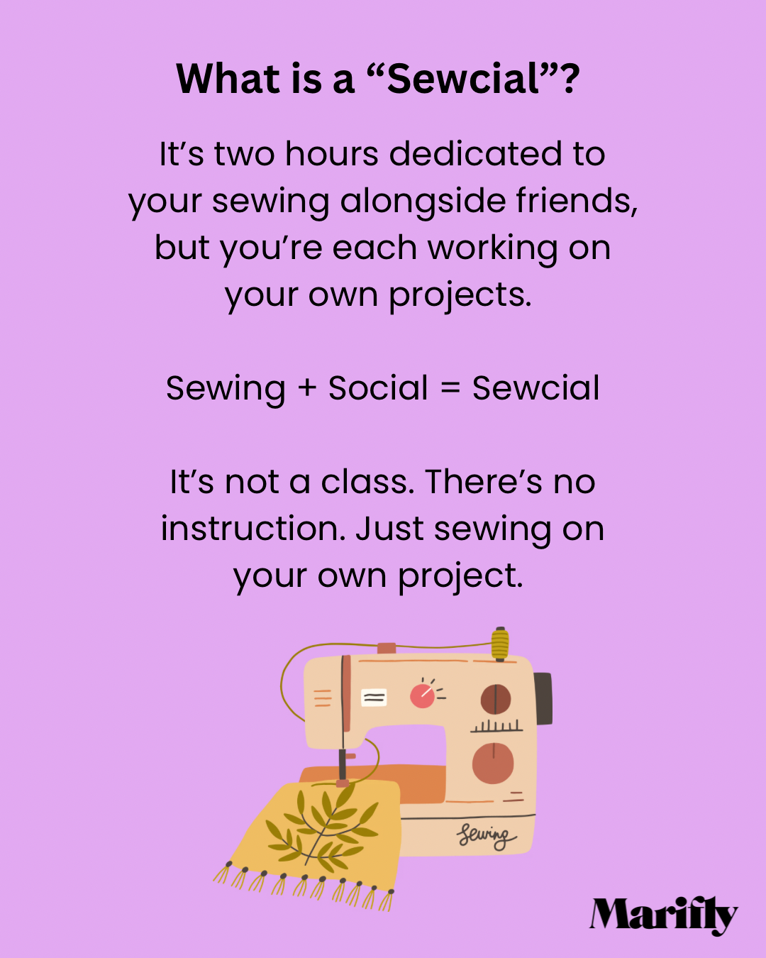 October SEWCIAL sign up
