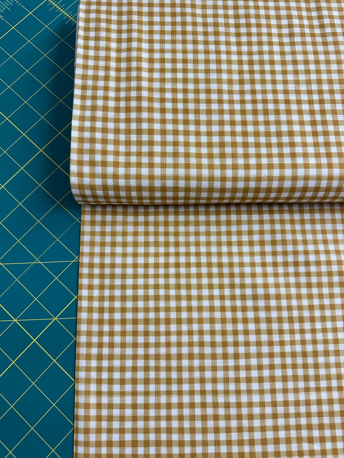 Mustard Gingham