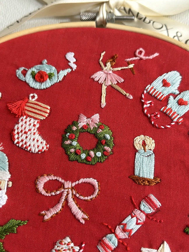 The 24 Days of Advent Embroidery Kit