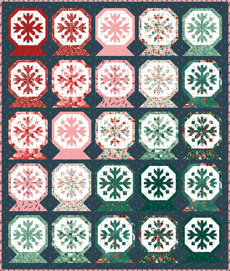 Jennifer Long Frosted Snow Globe Quilt Pattern