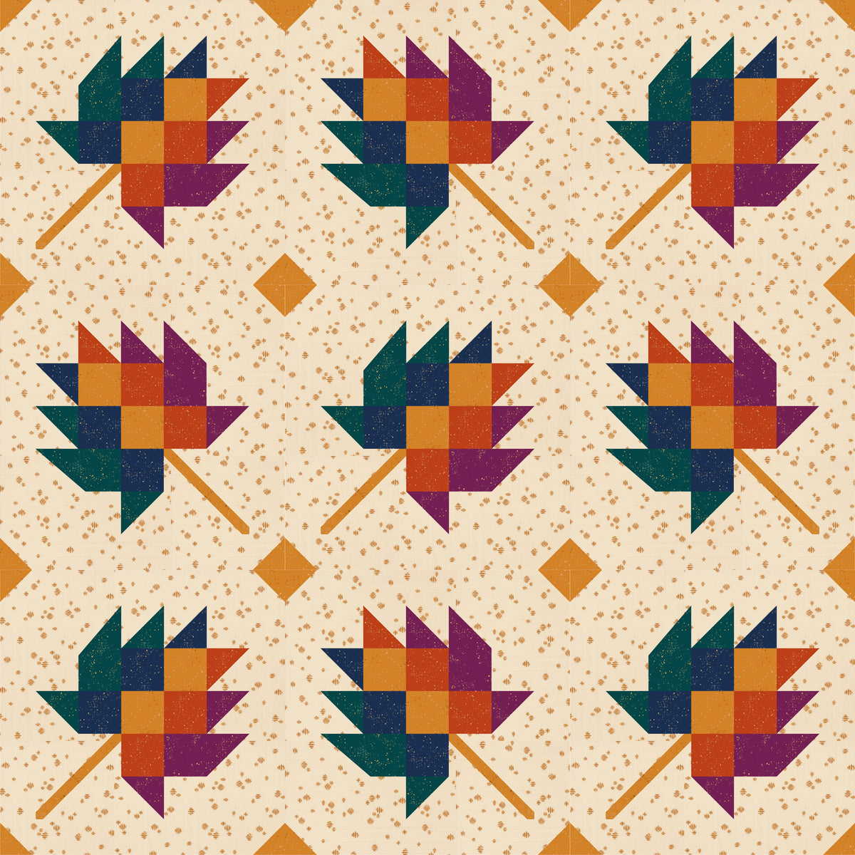 Warm Woodlands Throw Quilt Kit