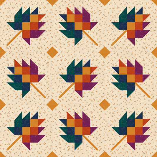 Warm Woodlands Throw Quilt Kit