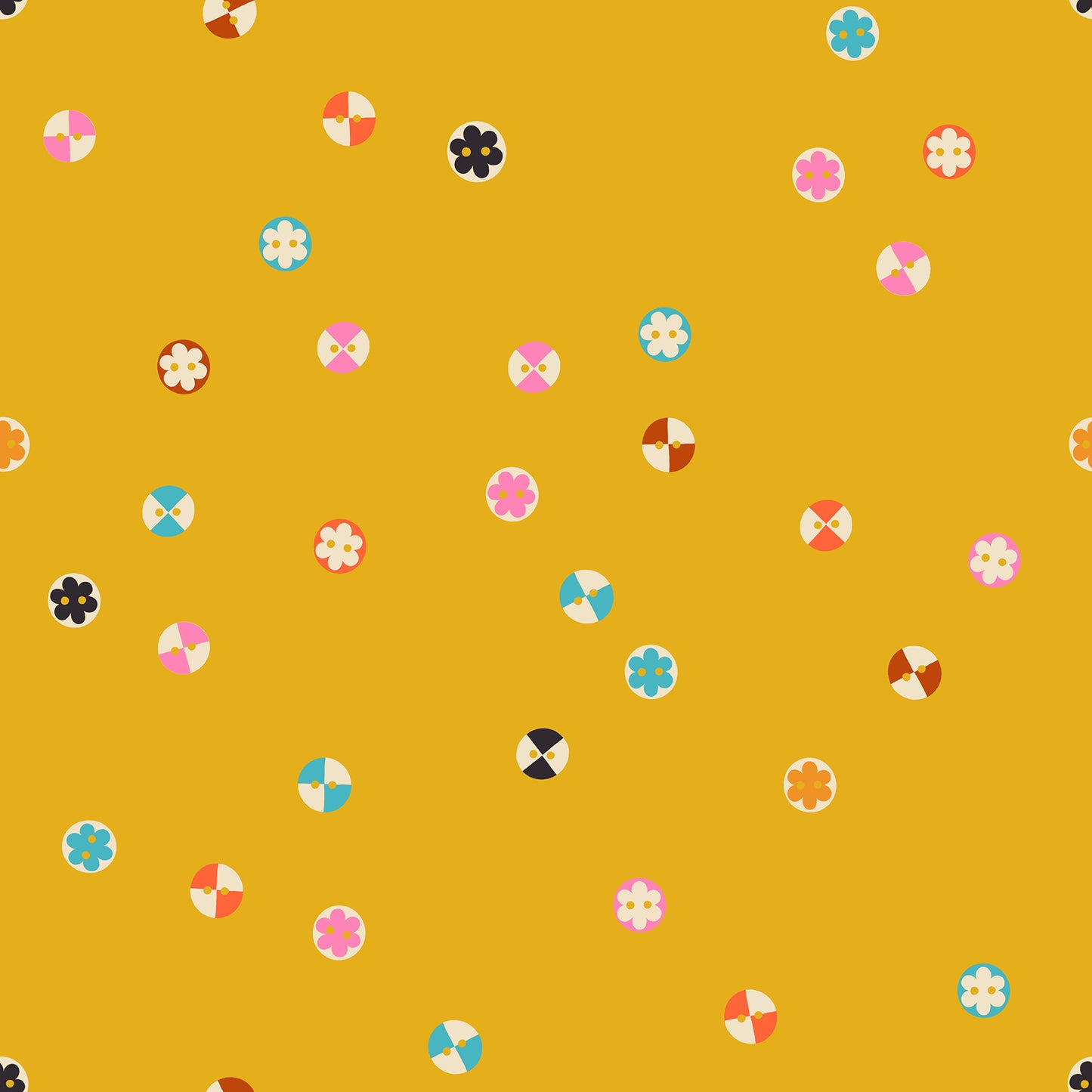 PRE-ORDER Buttons Goldenrod