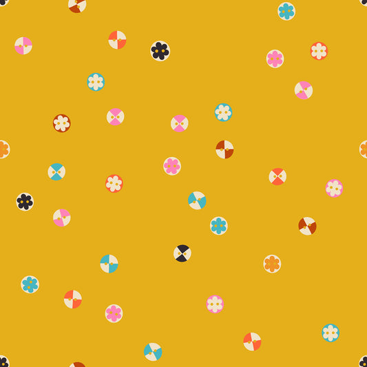 PRE-ORDER Buttons Goldenrod