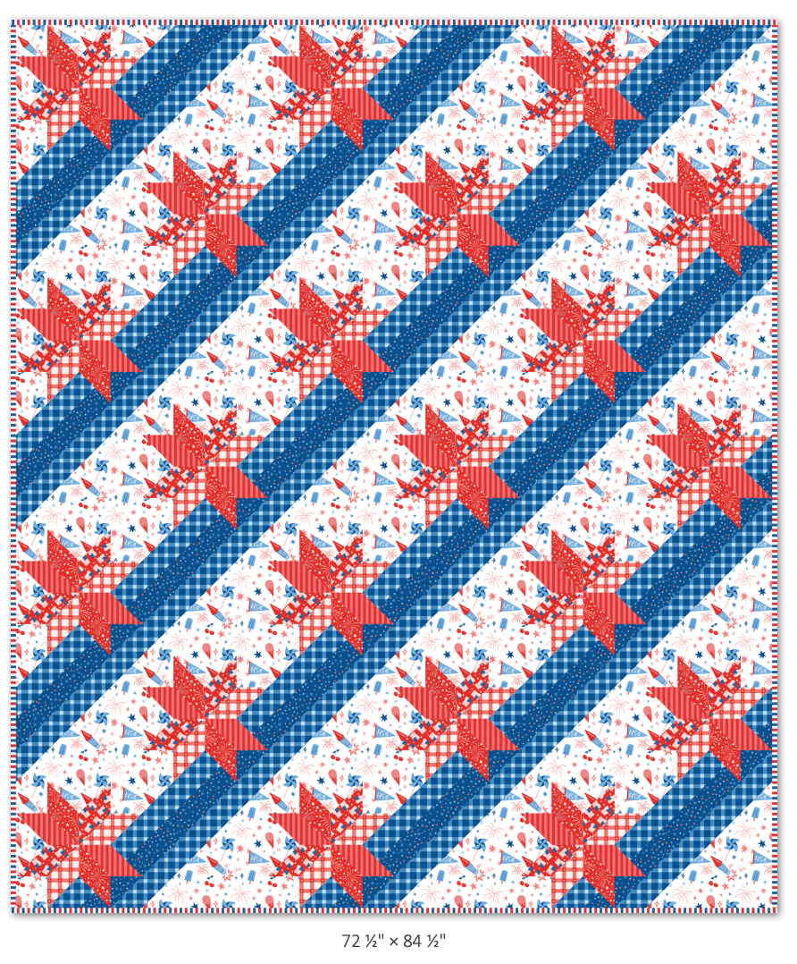 Firecracker Freefall Quilt Kit