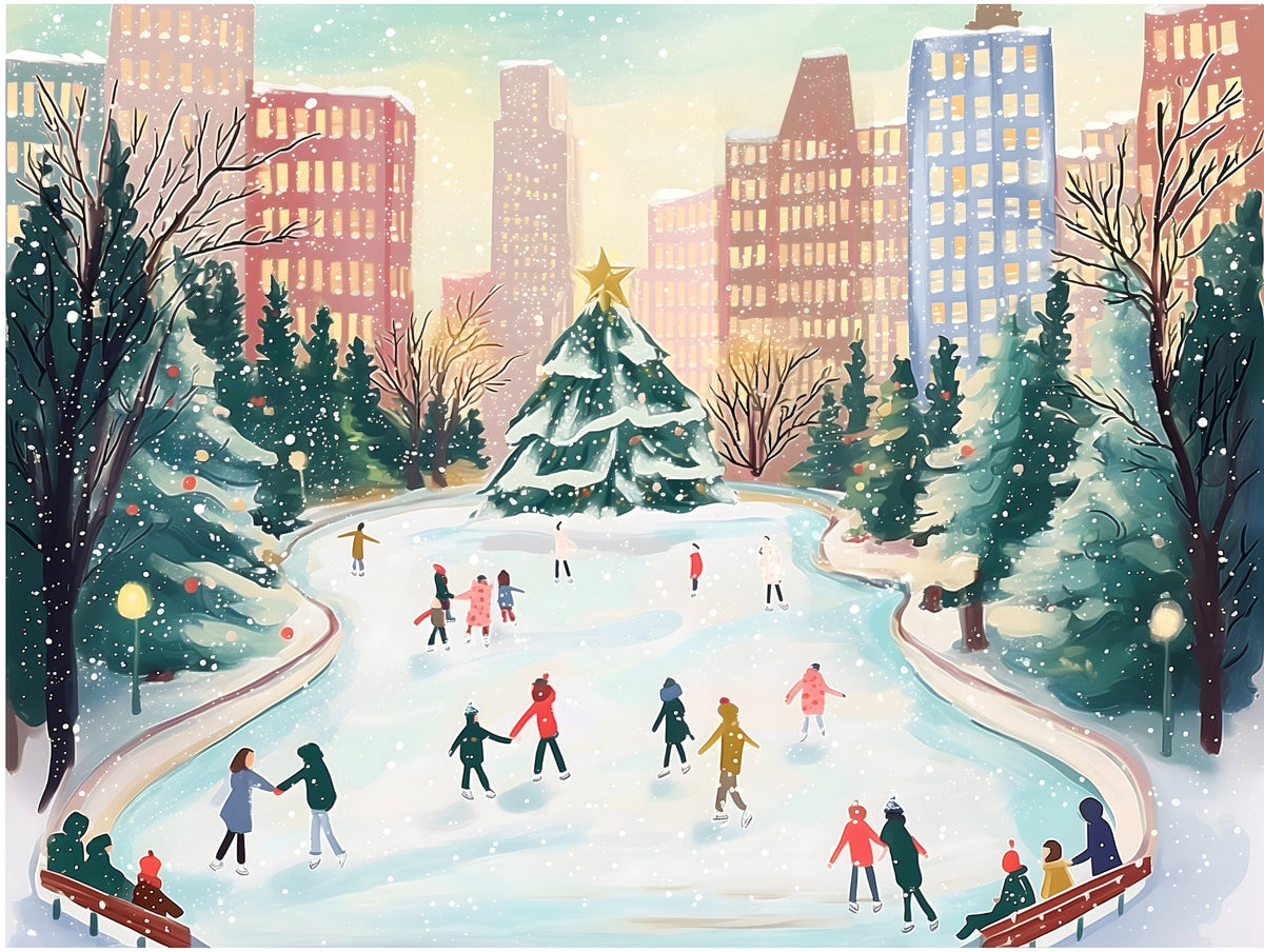 CIT1320 - City Sidewalks Christmas Jigsaw Puzzle 500pc