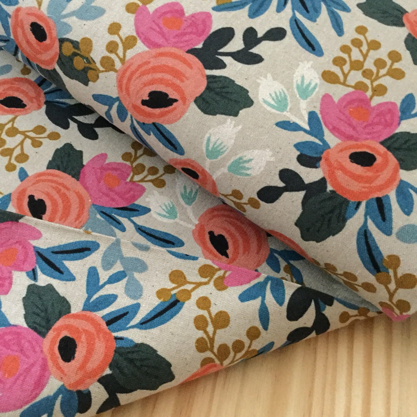 rifle-paper-co-les-fleurs-rosa-cotton-canvas-fabric-by-the-yard
