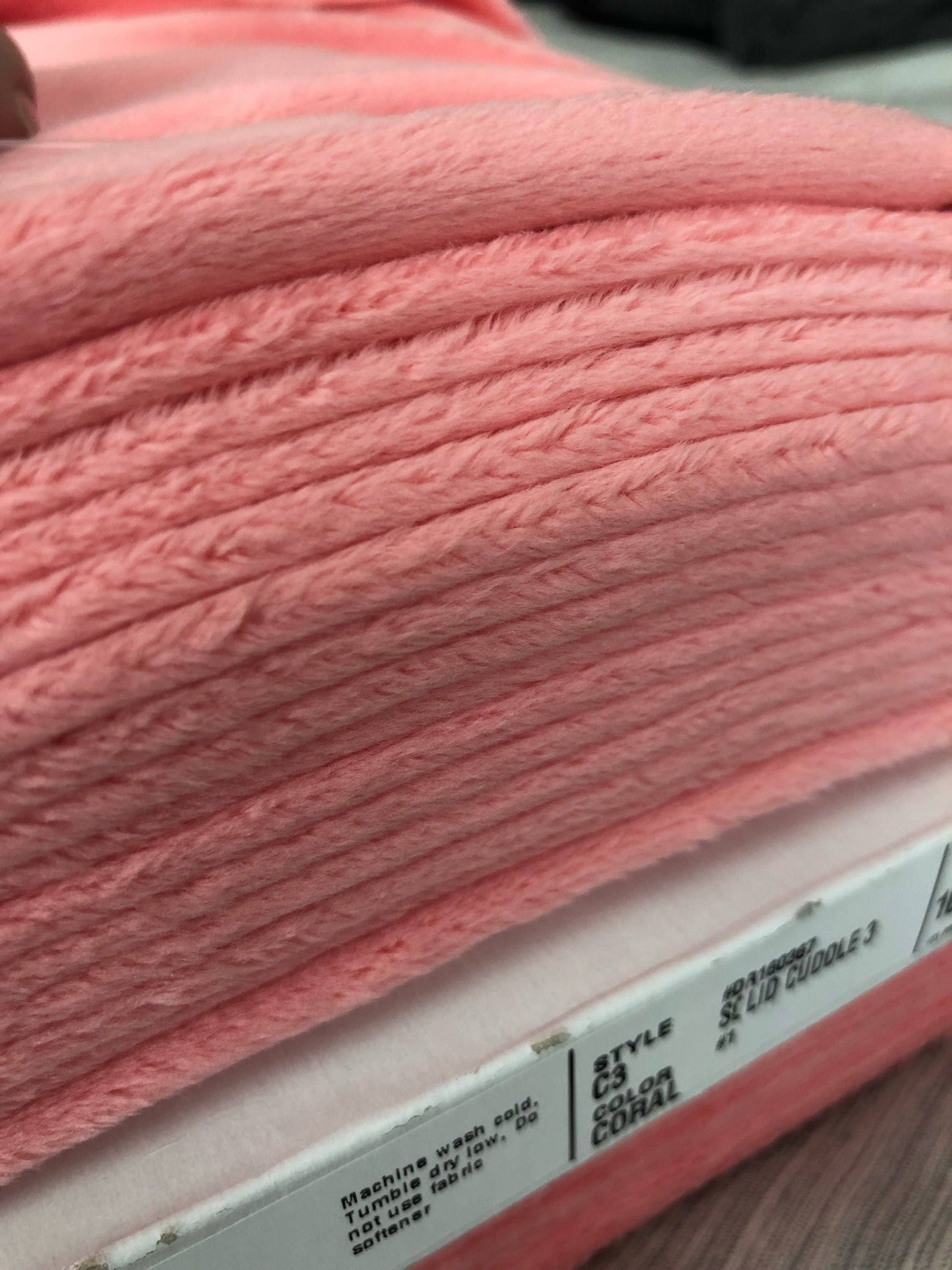 Minky Coral Soft Cuddle