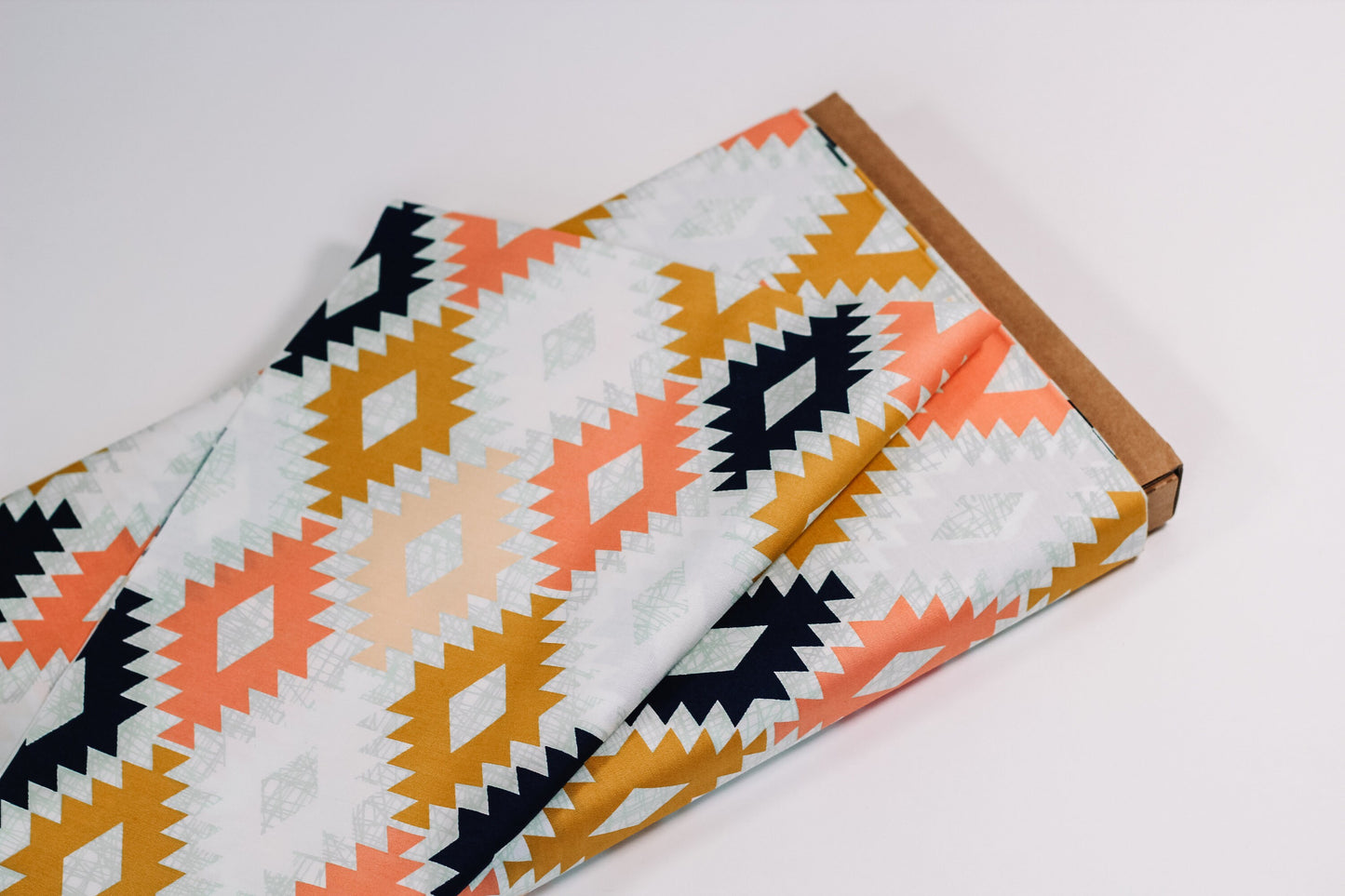 agave-field-arizona-fabric-gold-navy-mint-coral-and-rose-aztec-fabric-by-the-yard-cotton-bedding-agf-tribal-fabric-arz-553