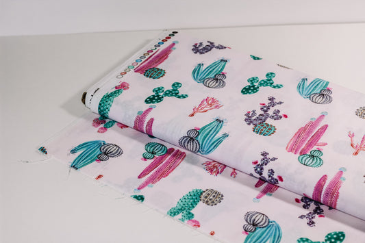 water-color-cactus-fabric-cotton