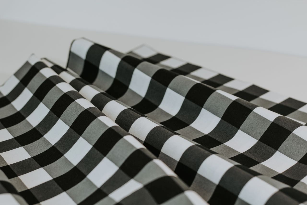 Black and white Buffalo Check