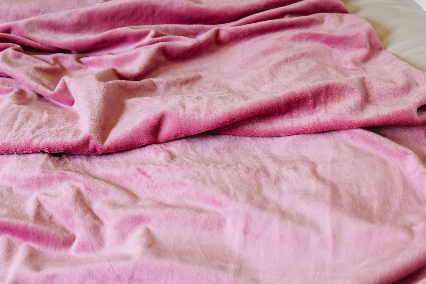 Dusty Pink Rose Minky