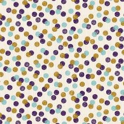 Purple and Gold Dots
