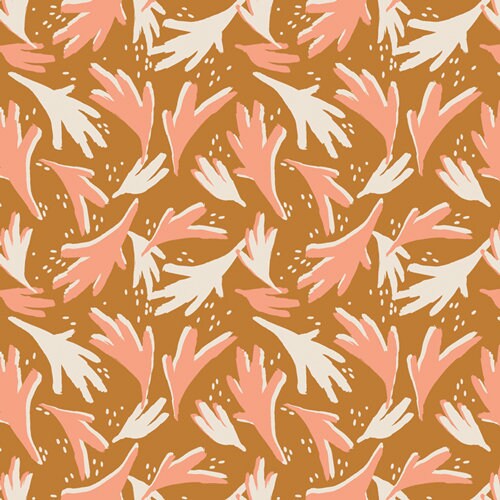 freckled-leaves-cotton-fabric-terra-kotta-art-gallery-quilting-fabric