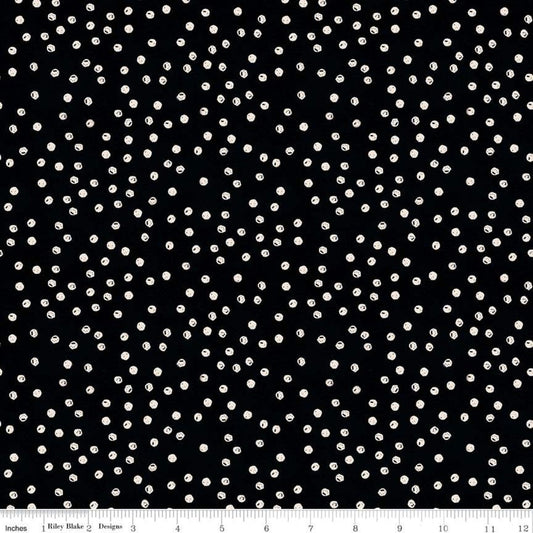 goose-tales-black-cotton-fabric-scattered-dots-print