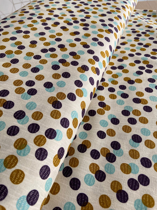 Purple and Gold Dots