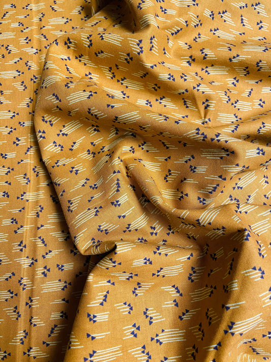 mustard-floral-cotton-fabric-emilia-quilting-collection