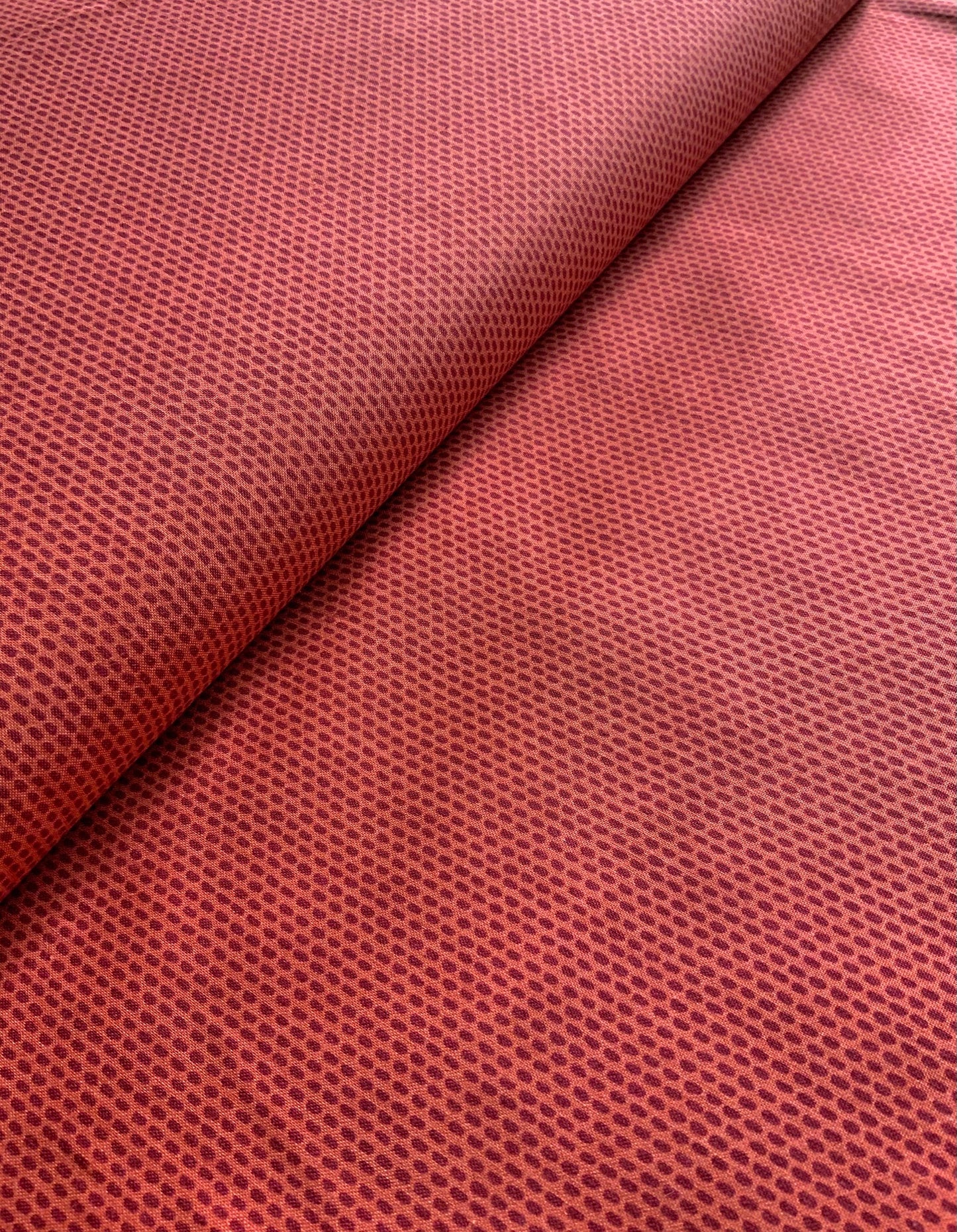 rosy-peach-dots-cotton-fabric-morning-dew-design