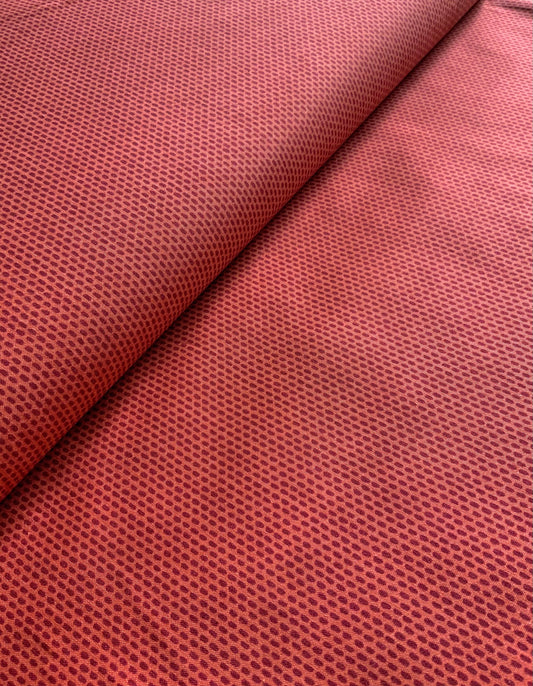 rosy-peach-dots-cotton-fabric-morning-dew-design