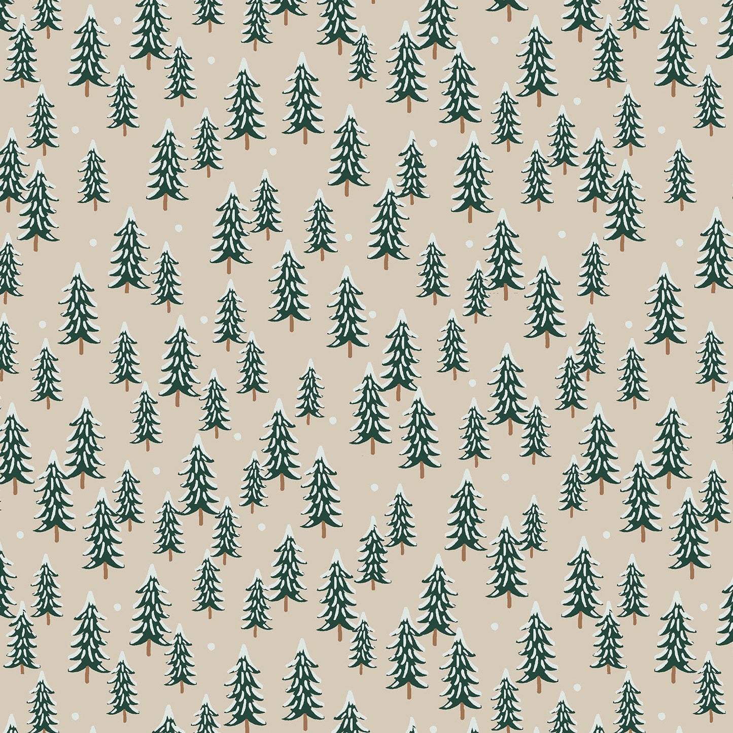 holiday-classics-rp604-li2-rifle-paper-co-christmas-collection-holiday-fabric-christmas-trees-fabric-holiday-trees-snowy-trees-fabric