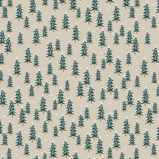 holiday-classics-rp604-li2-rifle-paper-co-christmas-collection-holiday-fabric-christmas-trees-fabric-holiday-trees-snowy-trees-fabric