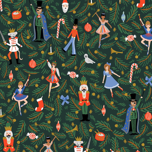 holiday-classics-rp605-ev2cm-rifle-paper-co-christmas-collection-holiday-fabric-nutcracker-fabric-nutcracker-ballet-christmas-fabric