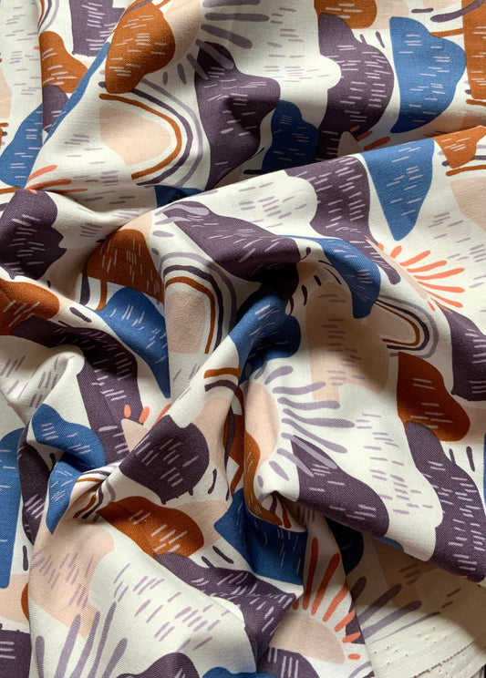 sunshine-rainbow-cotton-fabric-dear-isla-hilltop-waterdrop-design