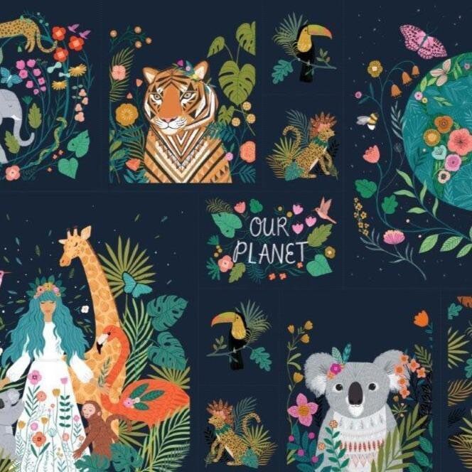 jungle-animals-cotton-fabric-panel-our-planet-dashwood-studio