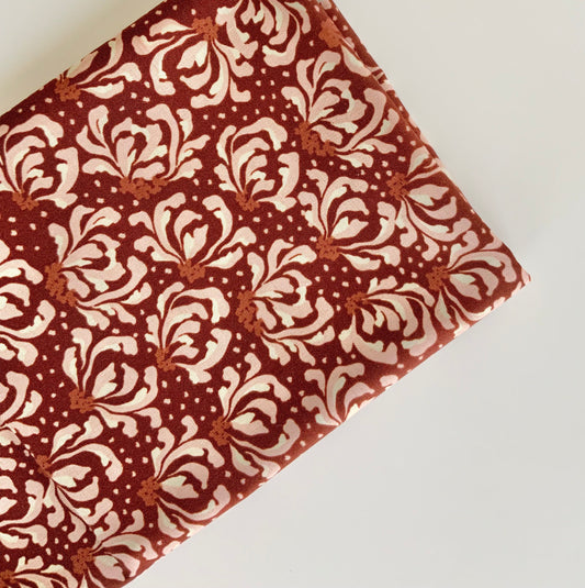 sienna-floral-fabric-magic-of-serengeti-cotton-rjr-fabrics