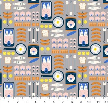 camping-food-fabric-gray-multi-campfire-meal-figo-fabrics