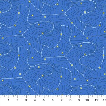 roadtrip-map-cotton-fabric-blue-campfire-design