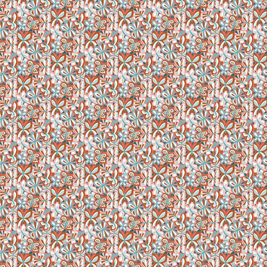 blue-and-copper-floral-fabric-retro-dreamscape-pattern