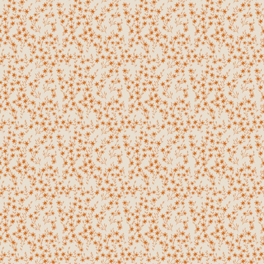 orange-floral-cotton-fabric-wild-cottage-style