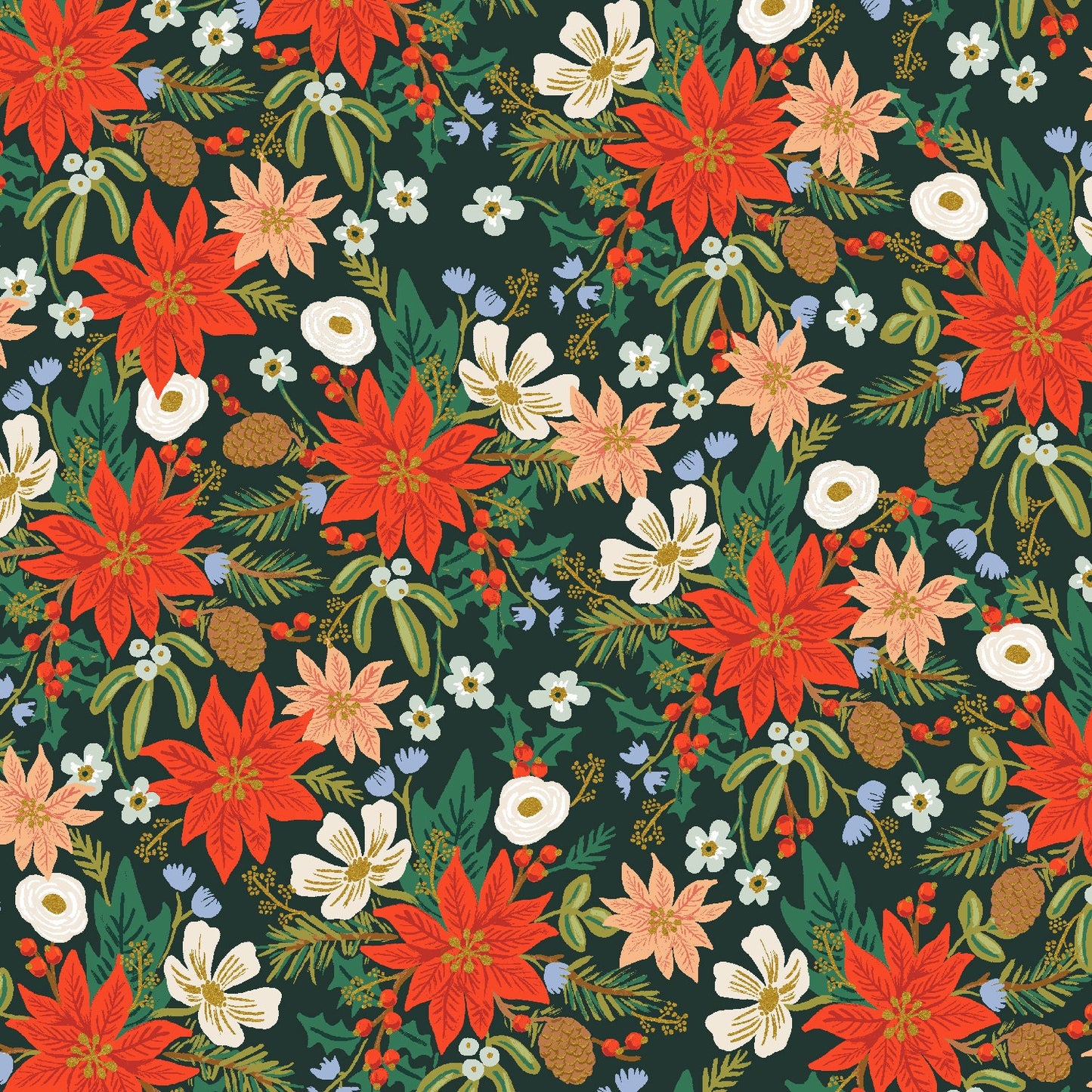Evergreen Poinsettia Bouquet