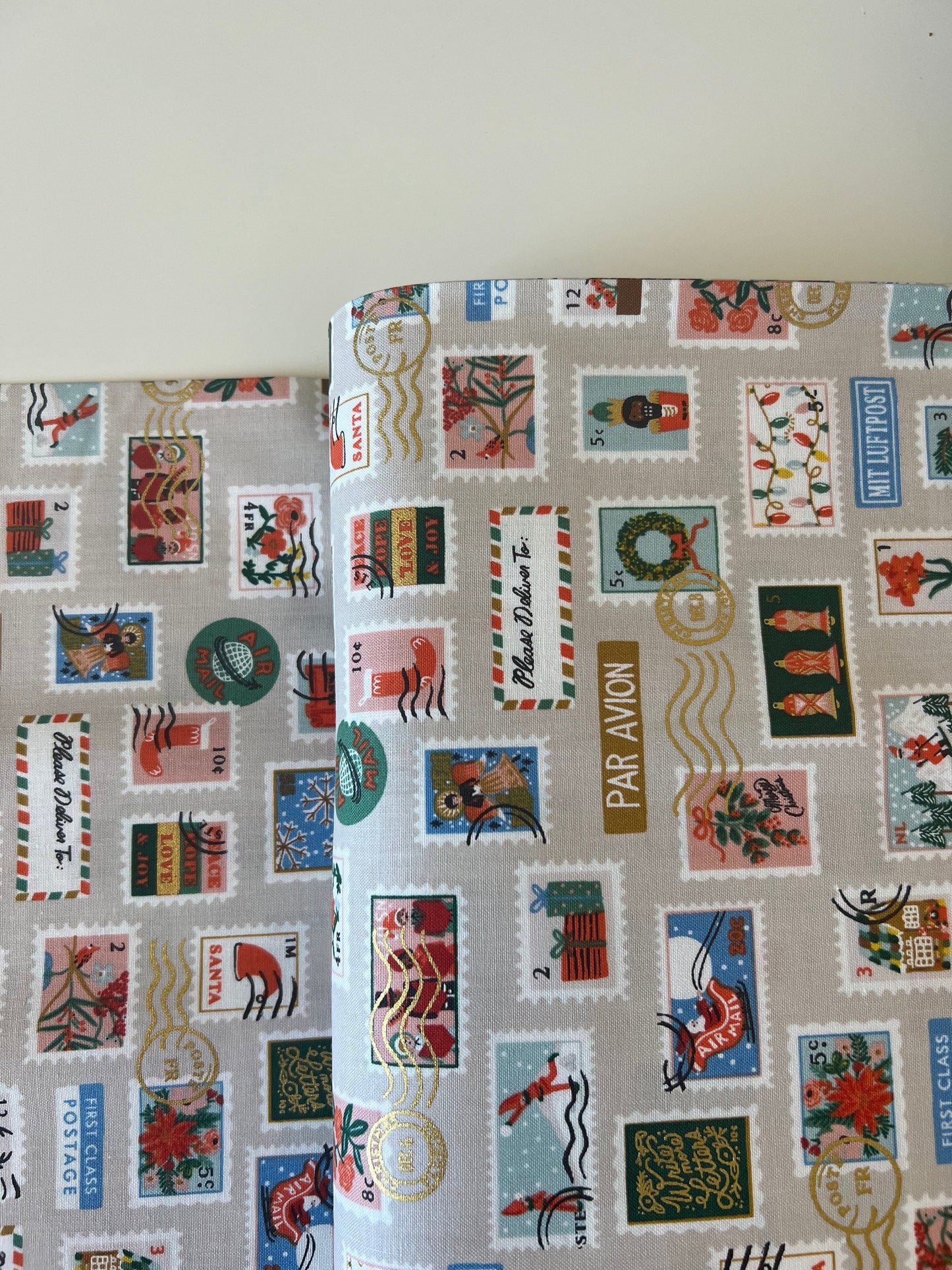 Holiday Stamps - Cream