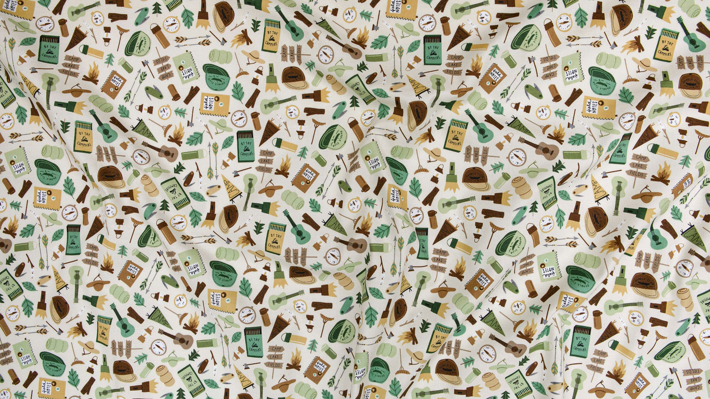 rj1602-kh1-camping-crew-campgear-khaki-fabric-cotton-and-steel-rjr-fabrics-camping-fabric-summer-fabric-scouting-fabric