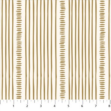 aztec-lines-cotton-fabric-brown-and-cream-tribal-design