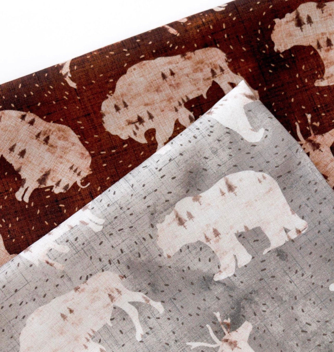 forest-animals-cotton-fabric-gray-woodland-print