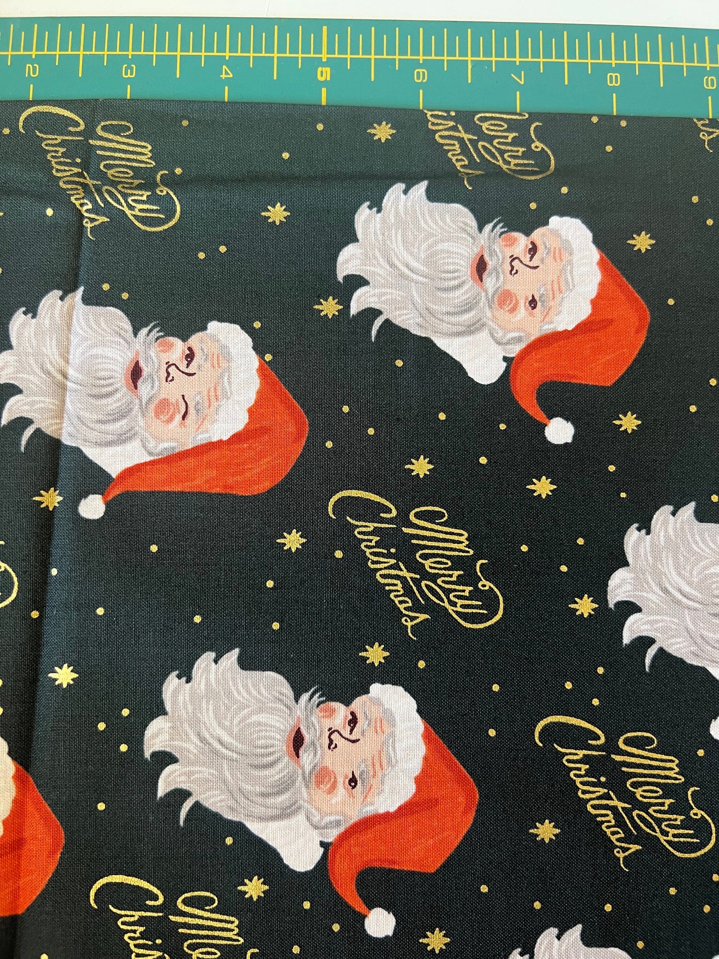 Santa - Evergreen Metallic