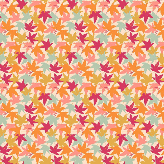 fall-leaves-cotton-fabric-magenta-yellow-teal-and-orange-florals