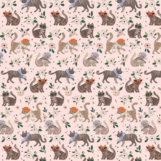 blush-french-cats-fabric-dear-stella-quilting-cotton