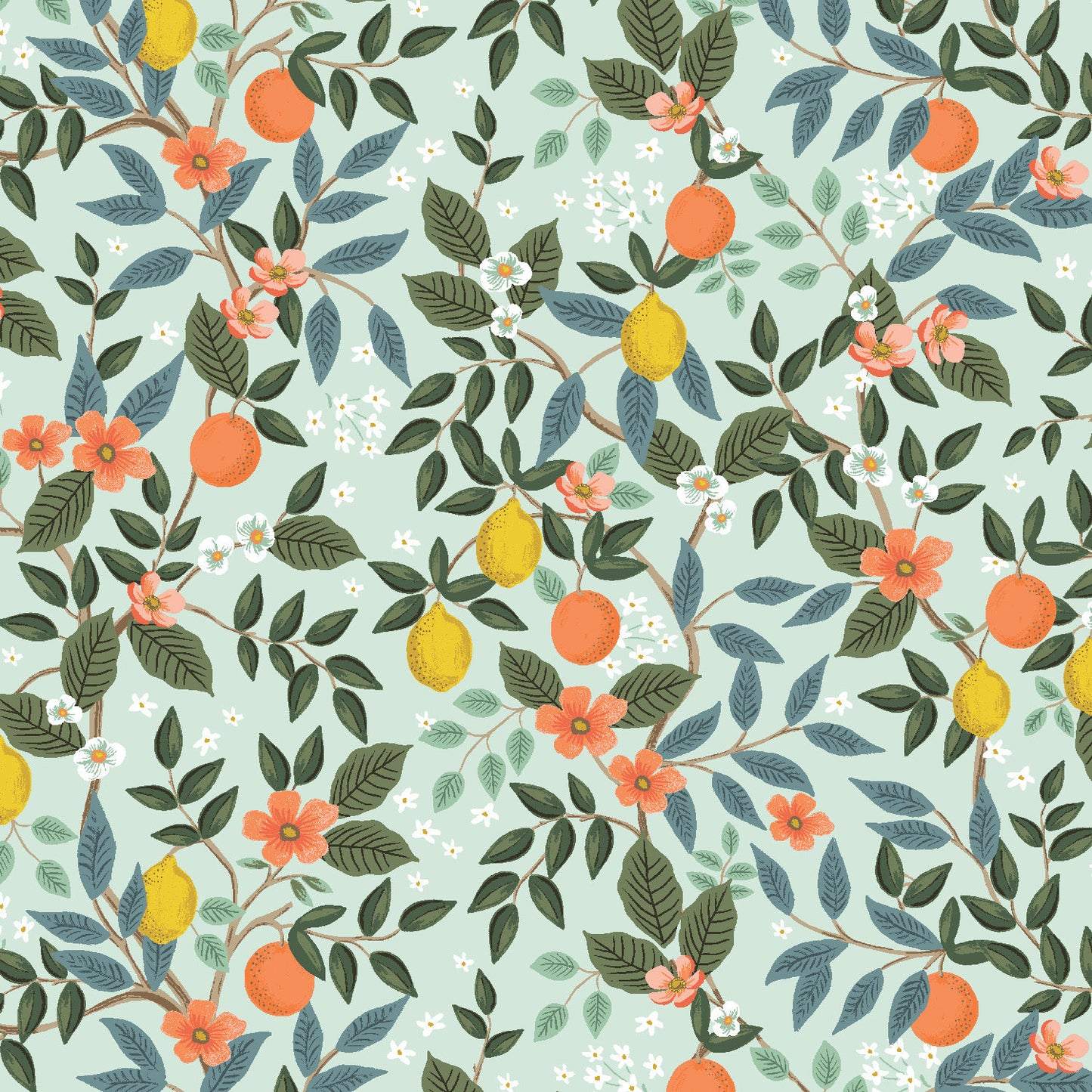 oranges-floral-fabric-rifle-paper-co-citrus-grove-cotton