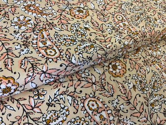 creamy-hip-kismet-floral-cotton-fabric-by-the-yard-100-cotton-agf-ksm-73305